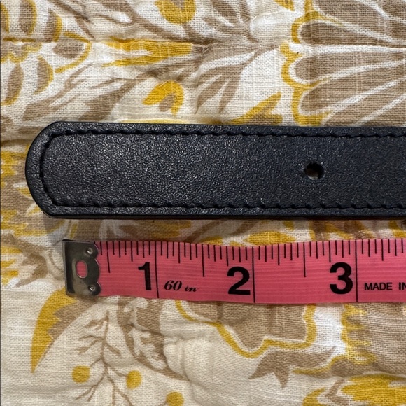 Silver Concho Belt with Black Strap - Picture 6 of 6